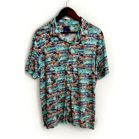 Michaels Men’s Large Shirt Pima Cotton Spandex Made in Peru - Picture 1 of 5